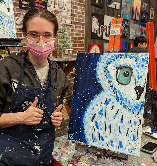 at muse paintbar in west hfd at muse paintbar in west hfd